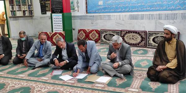 جلسه بررسی مسائل و مشکلات محله فیروز آباد خمین برگزار شد