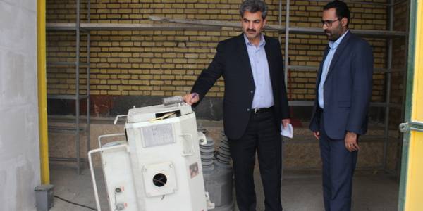 بازدید از تجهیزات پدافند غیرعامل شرکت توزیع نیروی برق استان