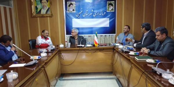 رئیس جدید جمعیت هلال احمر شهرستان خمین معرفی شد