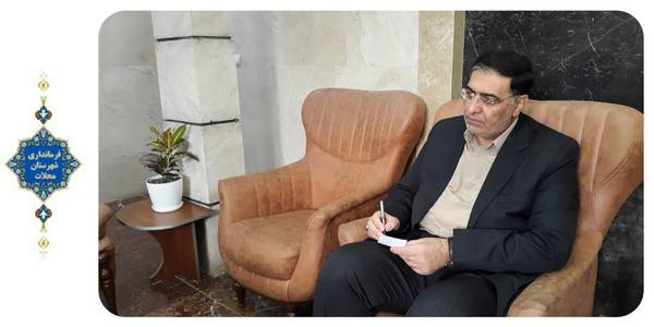 دیدار شهردار و رییس شورای شهر با سرپرست فرمانداری