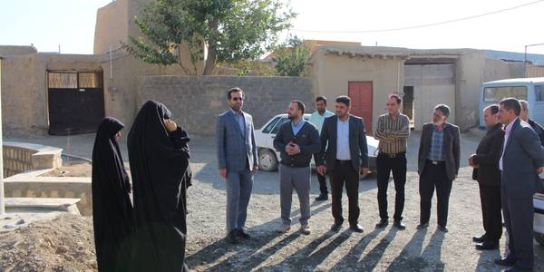 بازدید مدیر کل از روستای کوت آباد شهرستان کمیجان