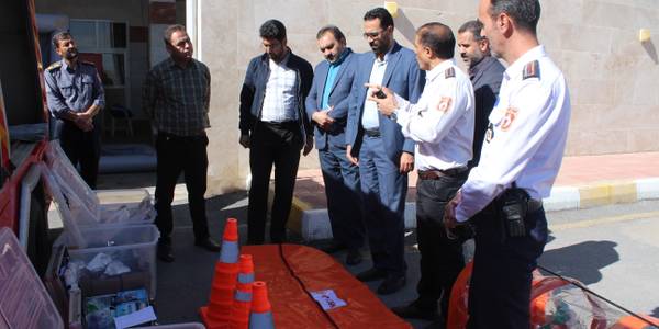 بازدید از تجهیزات پدافند نوین (CBRNE) سازمان آتش نشانی و خدمات ایمنی شهرداری اراک