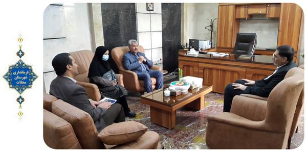 دیدار مدیرکل جهاد کشاورزی استان با سرپرست فرمانداری شهرستان محلات