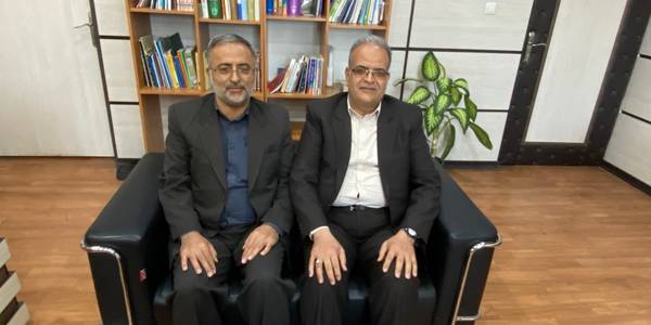 دیدار رضوی سرپرست اداره فرهنگ و ارشاد اسلامی با قاسمی سرپرست فرمانداری شهرستان دلیجان