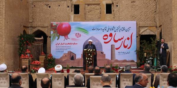 حضور مدیر کل دفتر در جشنواره ملی انار شهرستان ساوه