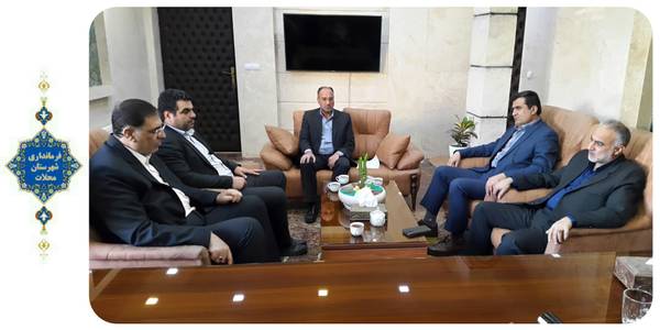 🔷دیدار سرپرست اداره کل امور اداری و مالی استانداری با مهندس ساعدی سرپرست فرمانداری شهرستان محلات