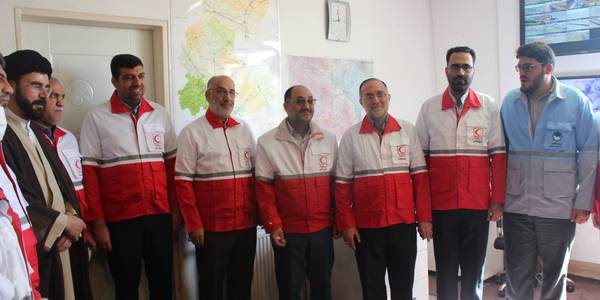 بازدید از مجتمع اداری و امدادی جمعیت هلال احمر استان