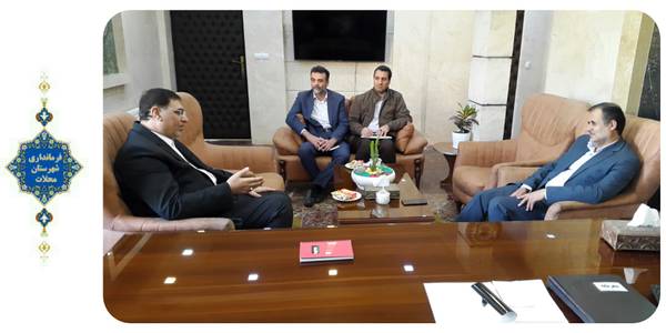 دیدار مدیرعامل شرکت آب منطقه ای استان مرکزی با سرپرست فرمانداری شهرستان محلات