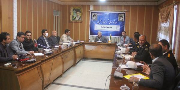 هفتمین جلسه شورای ترافیک شهرستان خمین برگزار شد