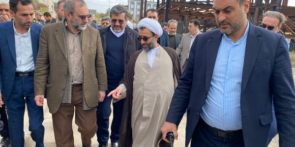 بازدید وزیر فرهنگ و ارشاد اسلامی از ساختمان نیمه کاره فرهنگسرای دلیجان