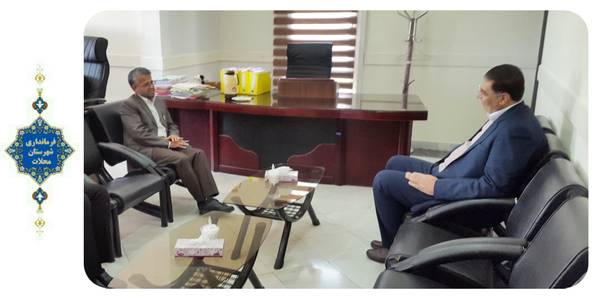 دیدار مهندس ساعدی با رییس دادگستری و دادستان شهرستان محلات