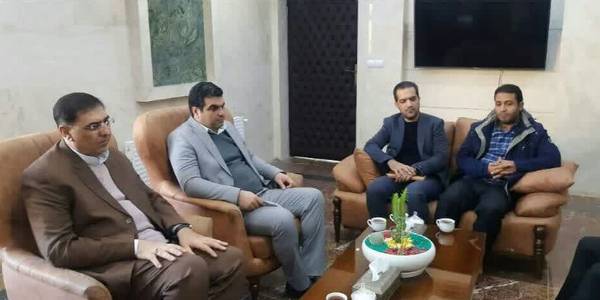 دیدار مدیر فناوری اطلاعات ، امنیت فضای مجازی و شبکه دولت استانداری با فرماندار شهرستان محلات