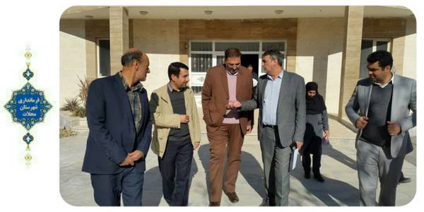 بازدید میدانی مهندس برکت مدیرکل دفتر طرح های عمرانی وزارت فرهنگ و ارشاد اسلامی از مجتمع فرهنگی نیمه تمام محلات