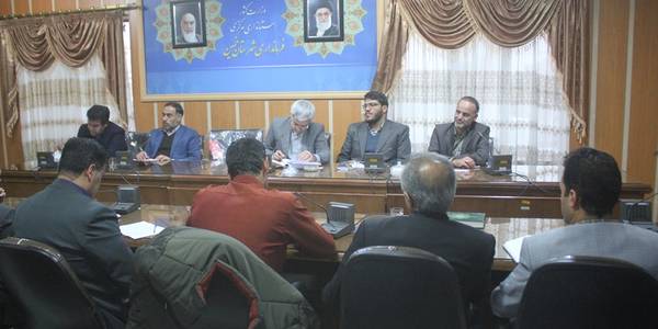 جلسه ستاد مدیریت بحران شهرستان  خمین برگزار شد.