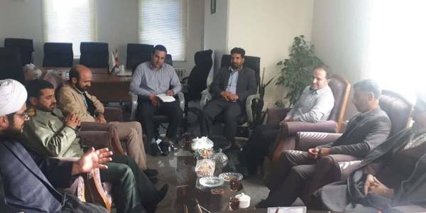 دیدارفرمانده ناحیه مقاومت بسیج شهرستان بافرماندار