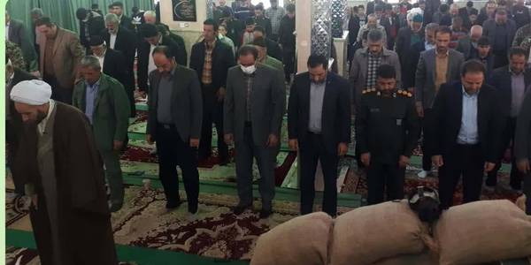 " حضور فرماندار در نماز عبادی و سیاسی جمعه "