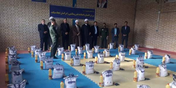 "حضورفرماندار خنداب در رزمایش کمک های مومنانه"