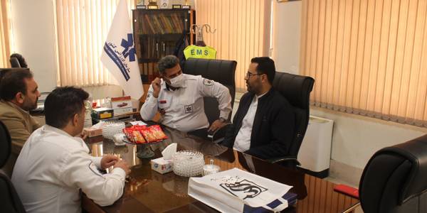 دیدار مدیرکل پدافند غیرعامل با سرپرست محترم اورژانس پیش بیمارستانی و مدیرحوادث دانشگاه علوم پزشکی اراک
