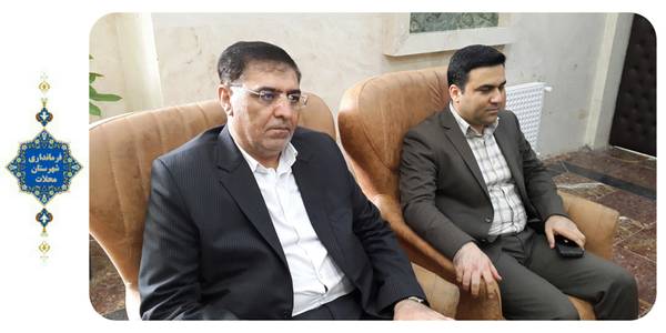 دیدار مدیرکل تامین اجتماعی استان با مهندس ساعدی