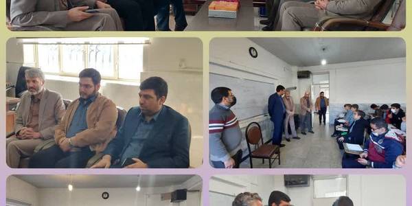 حضور فرماندار اراک در دبیرستان فرهنگیان حاج کاظمی اراک