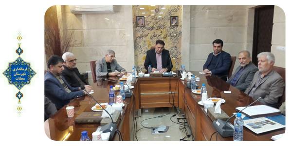 حضور سردار گودرزی رییس سازمان بازنشستگی نیروهای مسلح در فرمانداری محلات