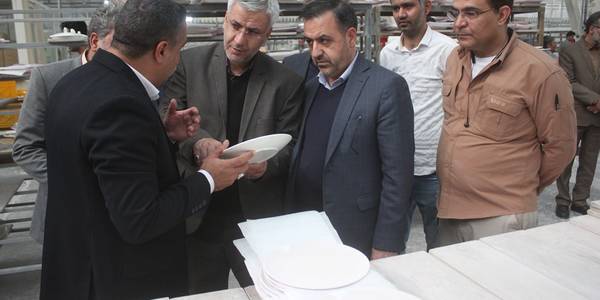 معاون استاندار از شرکت ویستا اعتماد ایرانیان خمین بازدید کرد