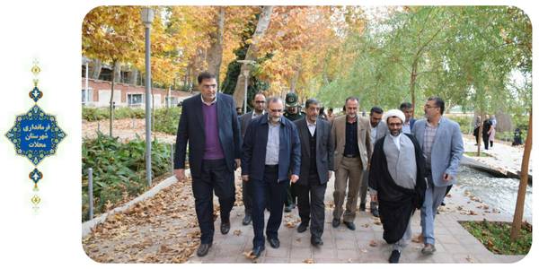 حضور وزیر میراث فرهنگی گردشگری و صنایع دستی در شهرستان محلات