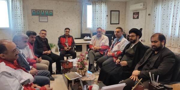 💢دیدار سرپرست جمعیت هلال‌احمر استان مرکزی با فرماندار  شهرستان فراهان