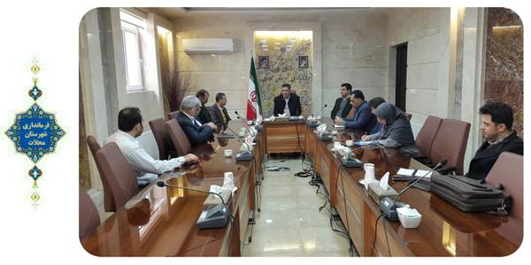 آیین تکریم و معارفه سرپرست اداره آب و فاضلاب محلات