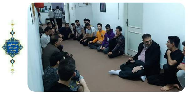 دیدار صمیمانه مهندس ساعدی با دانشجویان