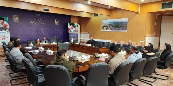 جلسه بررسی مشکلات طرح هادی برخی روستاها