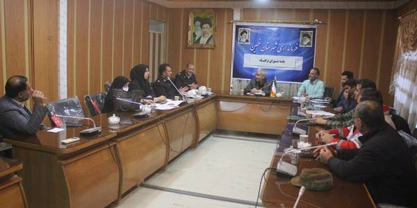 هشتمین جلسه شورای ترافیک شهرستان خمین برگزار شد