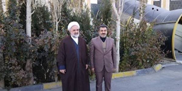 دیدار فرماندار شهرستان شازند با رئیس عقیدتی سیاسی فراجا در استان مرکزی