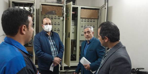 حضور تیم بازرسی دفتر در  بیمارستان امام رضا شهرستان زرندیه