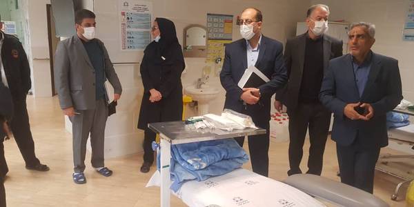 حضور تیم بازرسی دفتر در بیمارستان امام سجاد شهرستان آشتیان