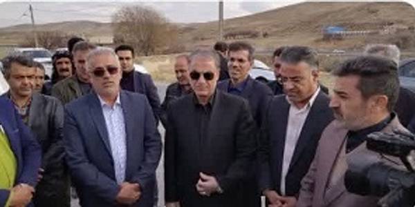 حضور معاون وزیر جهاد کشاورزی و رئیس سازمان منابع طبیعی و آبخیزداری کشور در شهرستان شازند