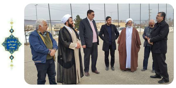 بررسی میدانی ورزشگاه در حال احداث شهدای باقرآباد نیم ور