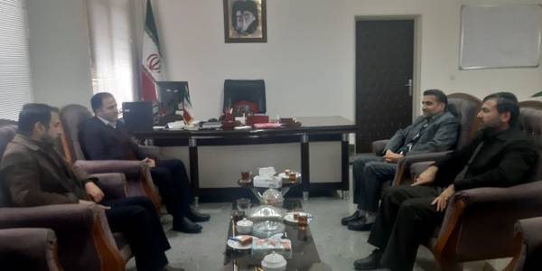 دیدارمدیرکل فرهنگ وارشاد اسلامی استان با فرماندار