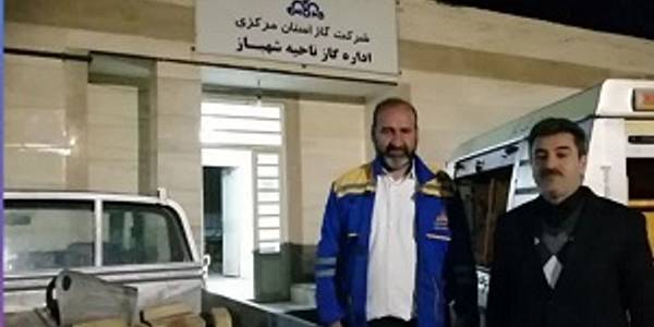 بازدید شبانه فرماندار شهرستان شازند از ادارات شهر شهباز