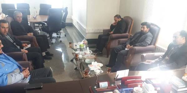 دیدار مدیرکل مدیریت بحران استانداری با فرماندار