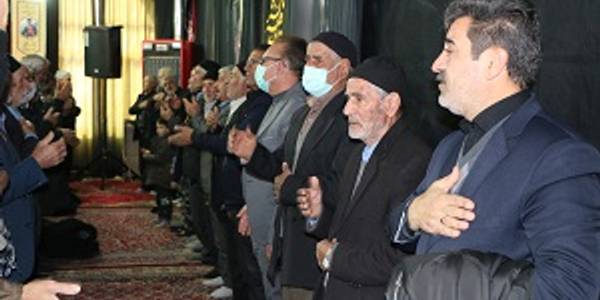 برگزاری مراسم عزاداری شهادت حضرت فاطمه زهرا (س) با حضور فرماندار شهرستان شازند در روستای فاقرلو بخش سربند