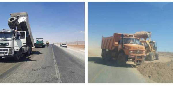 شروع عملیات اجرایی رفع نقاط حادثه خیر محور ساروق- کمیجان توسط اداره راهداری شهرستان کمیجان از محل اعتبارات شهرستانی