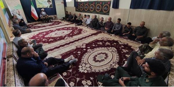 دیدار رزمندگان و یادگاران هشت سال دفاع مقدس شهر میلاجرد باحجت السلام شطی امام جمعه میلاجرد