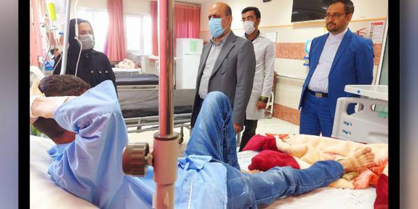 بازدید_سرزده محمد حسن آصفری از بیمارستان ها و مراکز درمانی شهرستان های خنداب و کمیجان