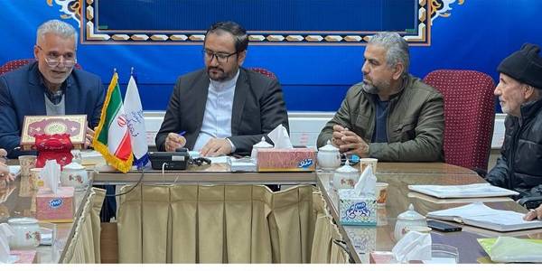 جلسه بررسی رفع مشکلات قطعاتی از اراضی روستای وفس