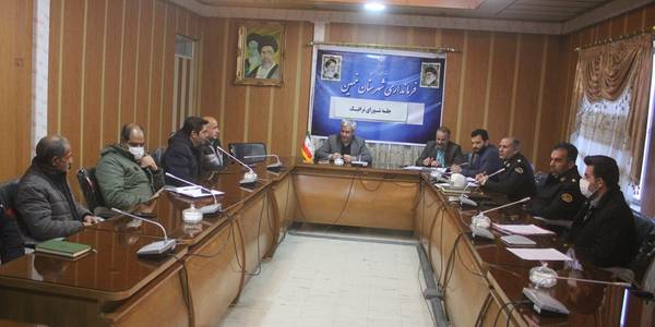 دهمین جلسه شورای ترافیک شهرستان خمین برگزار شد