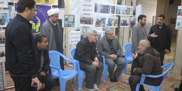 نمایشگاه "گفتمان خدمت" در شهرستان خمین برگزار شد