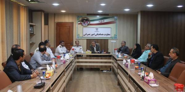 جلسه شورای هماهنگی شد و آمد(ترافیک) شهرستان ساوه
