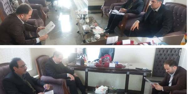 دیدار مدیر کل آموزش فنی و حرفه ای استان با فرماندار