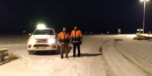 💢امشب جاده های مواصلاتی شهرستان لغزنده خواهد شد